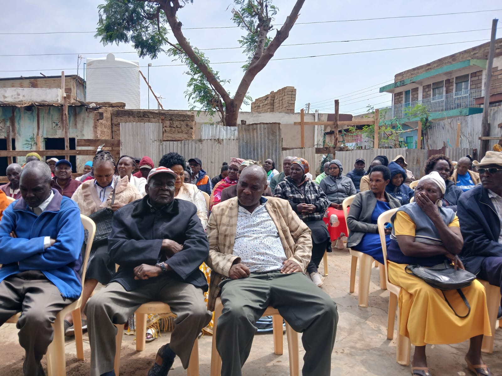 Community barazza gathering for peace and social cohesion dialogue